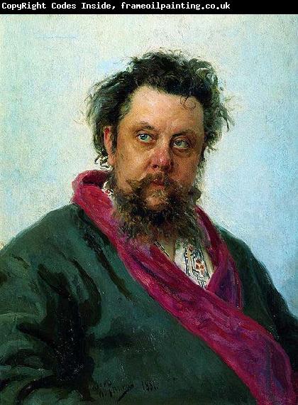 Ilya Repin Composer Modest Mussorgsky